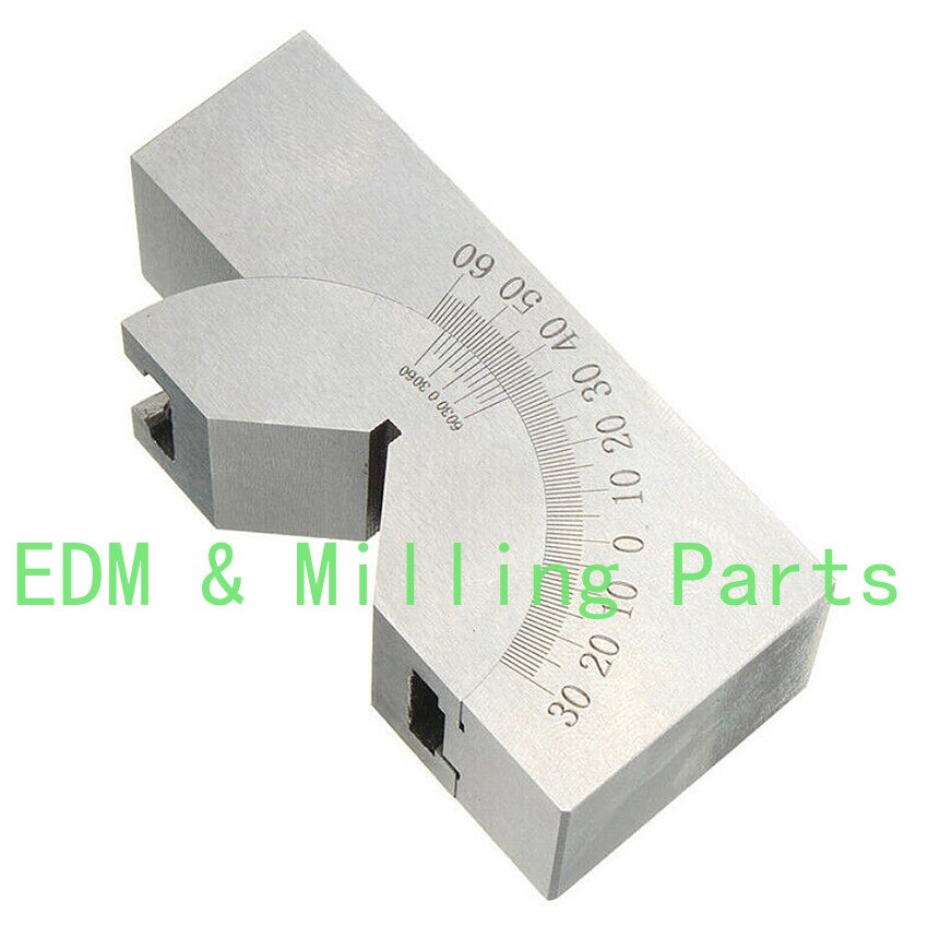 CNC Milling Precision Mini Adjustable Angle V Block 0-60 Degree Vice Grip Holding Clamp For Bridgeport Mill Part