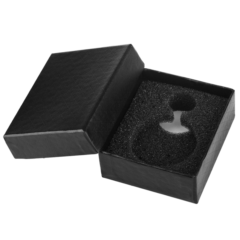 10 Pcs Simple Pocket Watch Box Cool Black Cardboard Cases 8*7*3cm Xmas