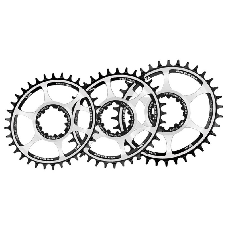 Piñón de cadena para bicicleta Gxp Oval 32t 34t 36t para Gx X1 1400 X0 X9 S1400 Mtb piñón 3mm Sram Gxp Xx1 Eagle X01