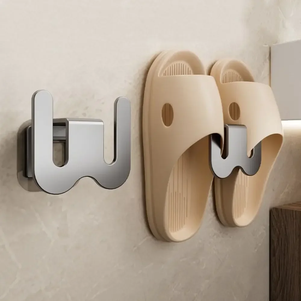 1PC Slippers Hangende Plank Badkamer Slipper Rack Organizer Multifunctionele Wc Schoenen Rek Badkamer Accessoires