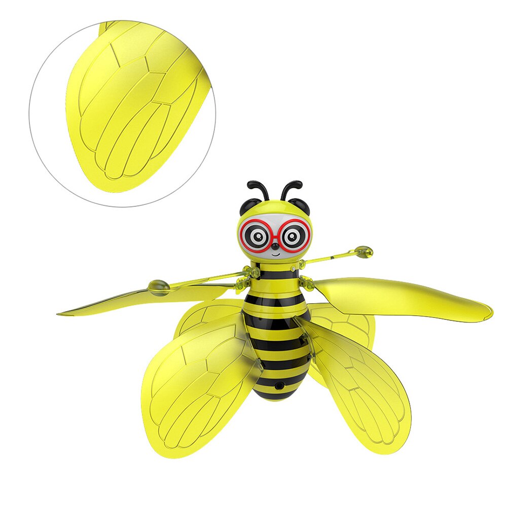 Electric Infrared Sensor Bee Flying Toys Hand Controlled Helicopter Suspension Infrared Sensing Aircraft Flying Suspended Toy