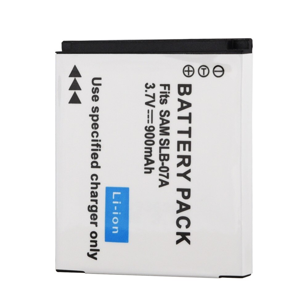1Pcs 900mAh SLB-07A Repalcement Camera Battery For Samsung ST45 ST50 ST500 ST550 ST600 PL150 Rechargeable Camera Battery