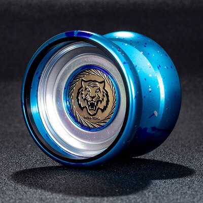 Cool Tiger Magicyoyo Butterfly Yoyo Unresponsive Competition Yo-yo Aviation Aluminum Alloy Yoyo Toys for Kids: Blue Silver