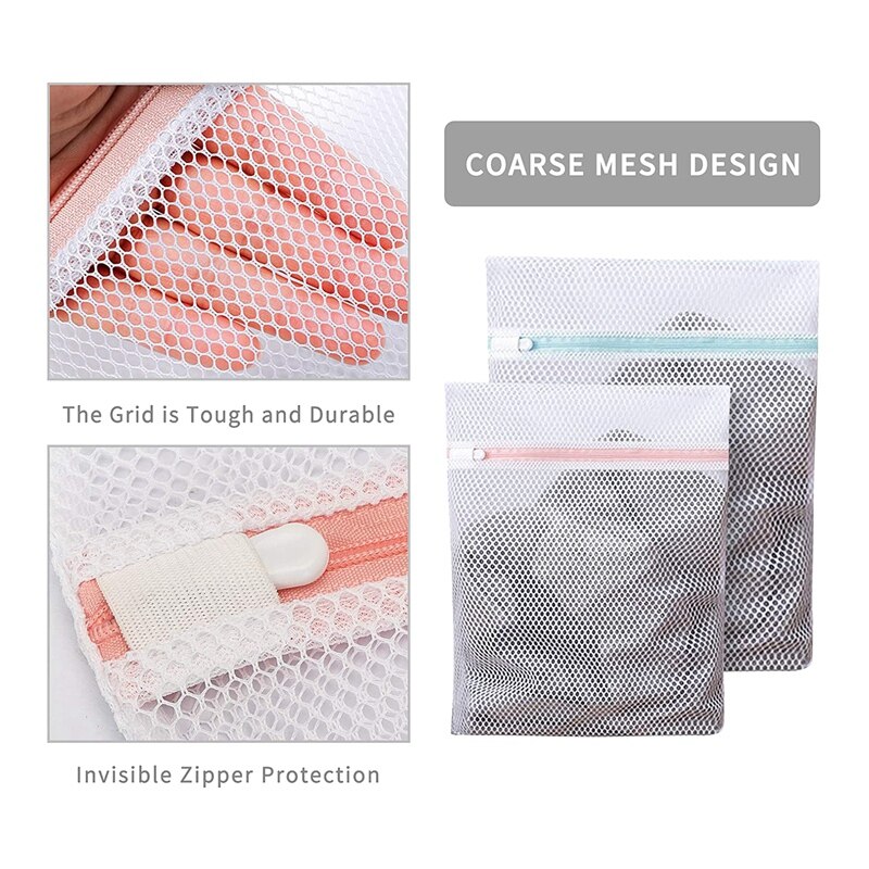 Mesh Collapsible Laundry Basket with Lid,Dirty Hamper with 2 Mesh Laundry Bags,Portable,for Bedroom,Bathroom