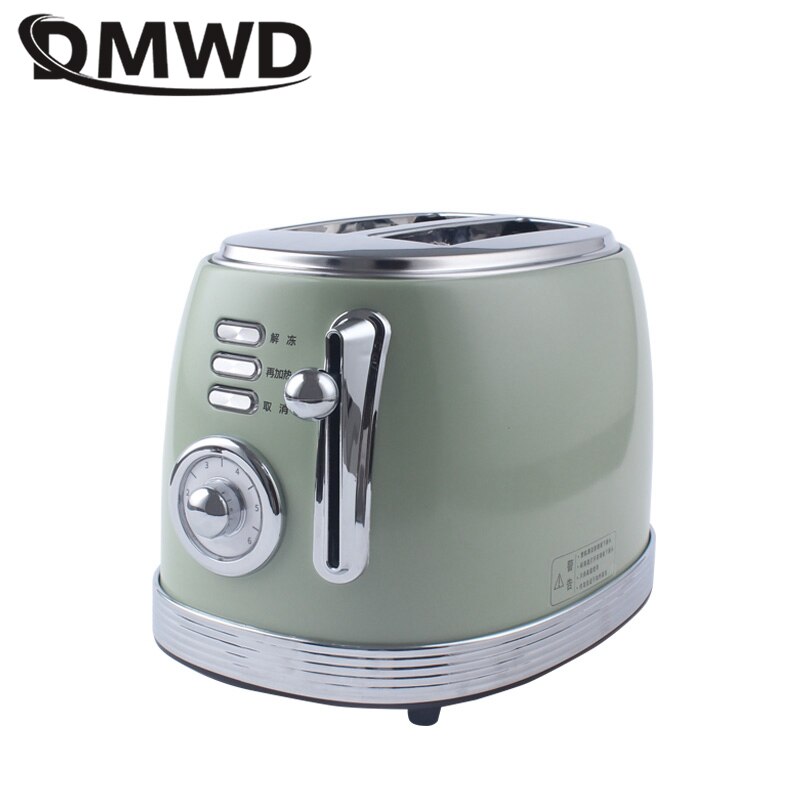 DMWD Household Toaster Retro Bread Baking Machine Automatic Croissant Sandwich maker Breakfast Machine Double-side Heating 220V