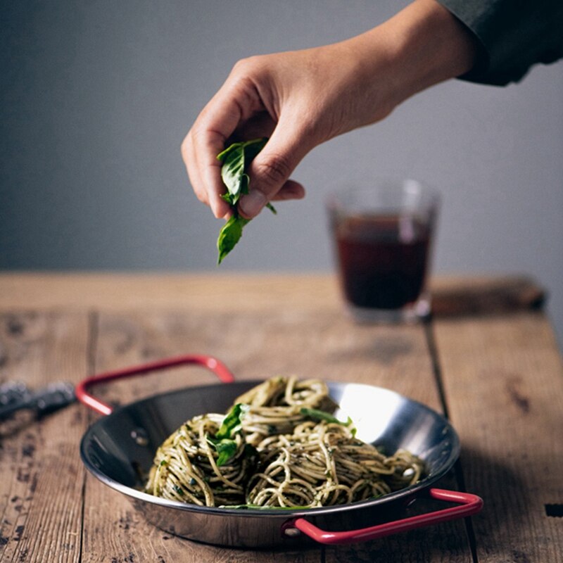 Digital Instant Read Meat Thermometer Chef Ultra Fast Meat Thermometer & Stainless Steel Paella Pan