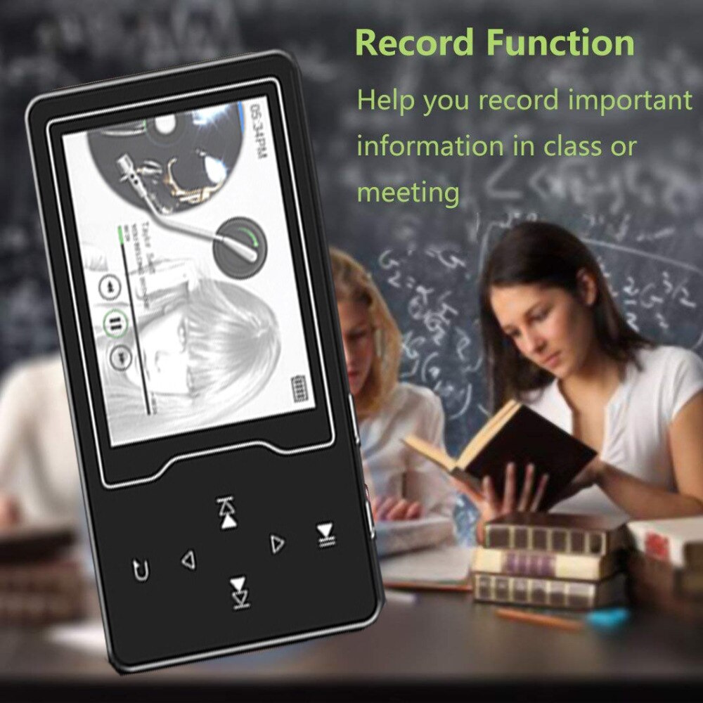 CHENFEC D08 student model Smart mp4 video player Ultra-thin touch screen MP4 read novels Learn English MP4 music player recorder