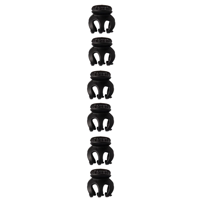 Pinzas acrílicas para el pelo para mujer y niña, pasadores elegantes para el pelo, pasador de cangrejo, accesorios para el cabello, color negro, 8/6 unidades por Set: Lavanda
