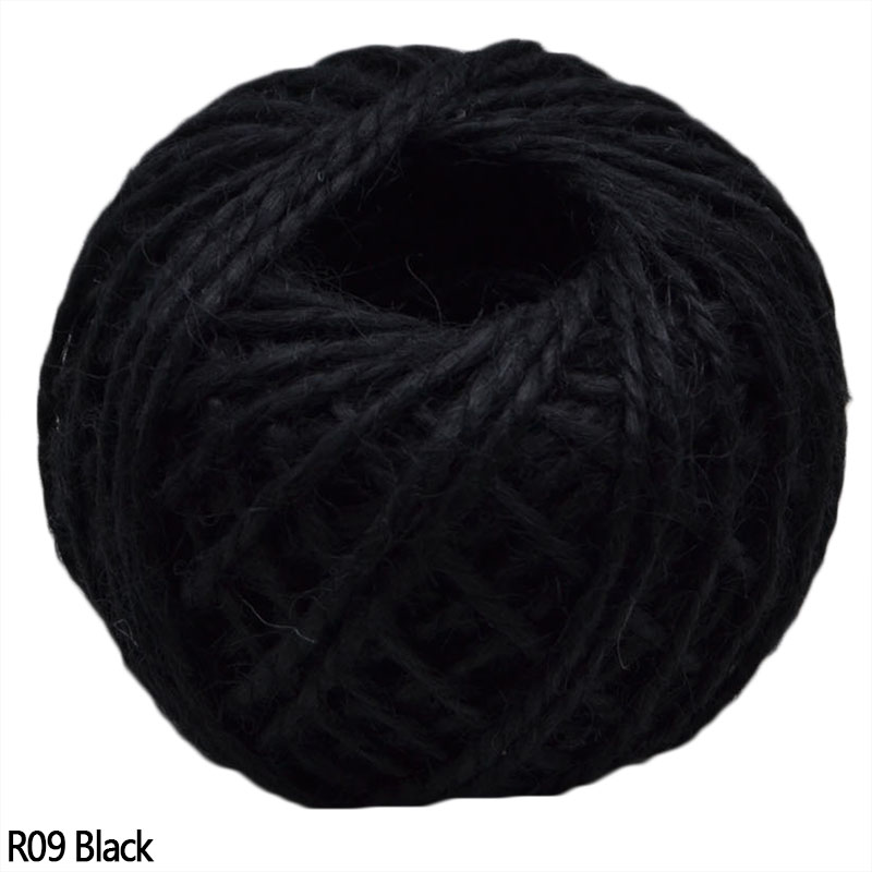 30 Meters Natural Burlap Hemp Rope Hessian Jute Cord for Wedding Party Wrapping Cords Thread DIY Scrapbooking Craft Decor: R09