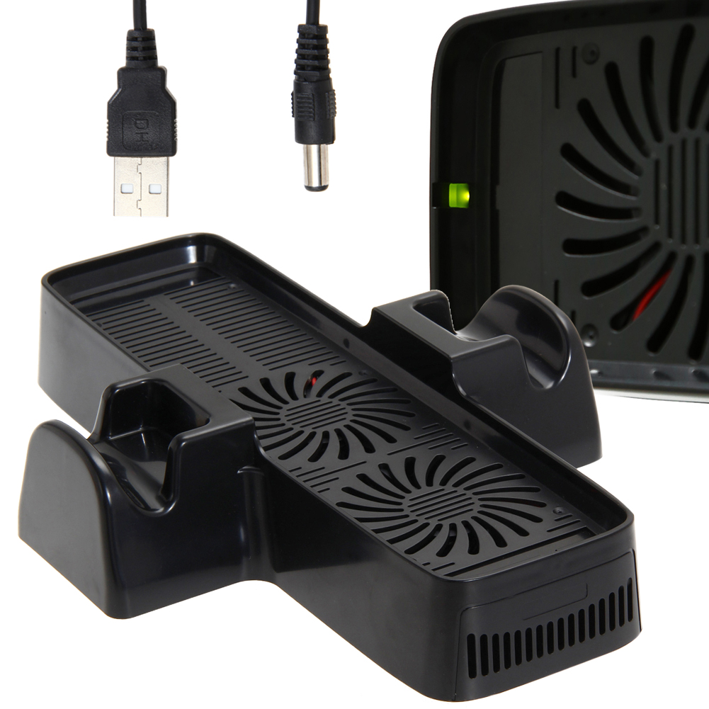 Ventilateur de refroidissement avec double support de quai pour contrôleur de jeu XBOX 360