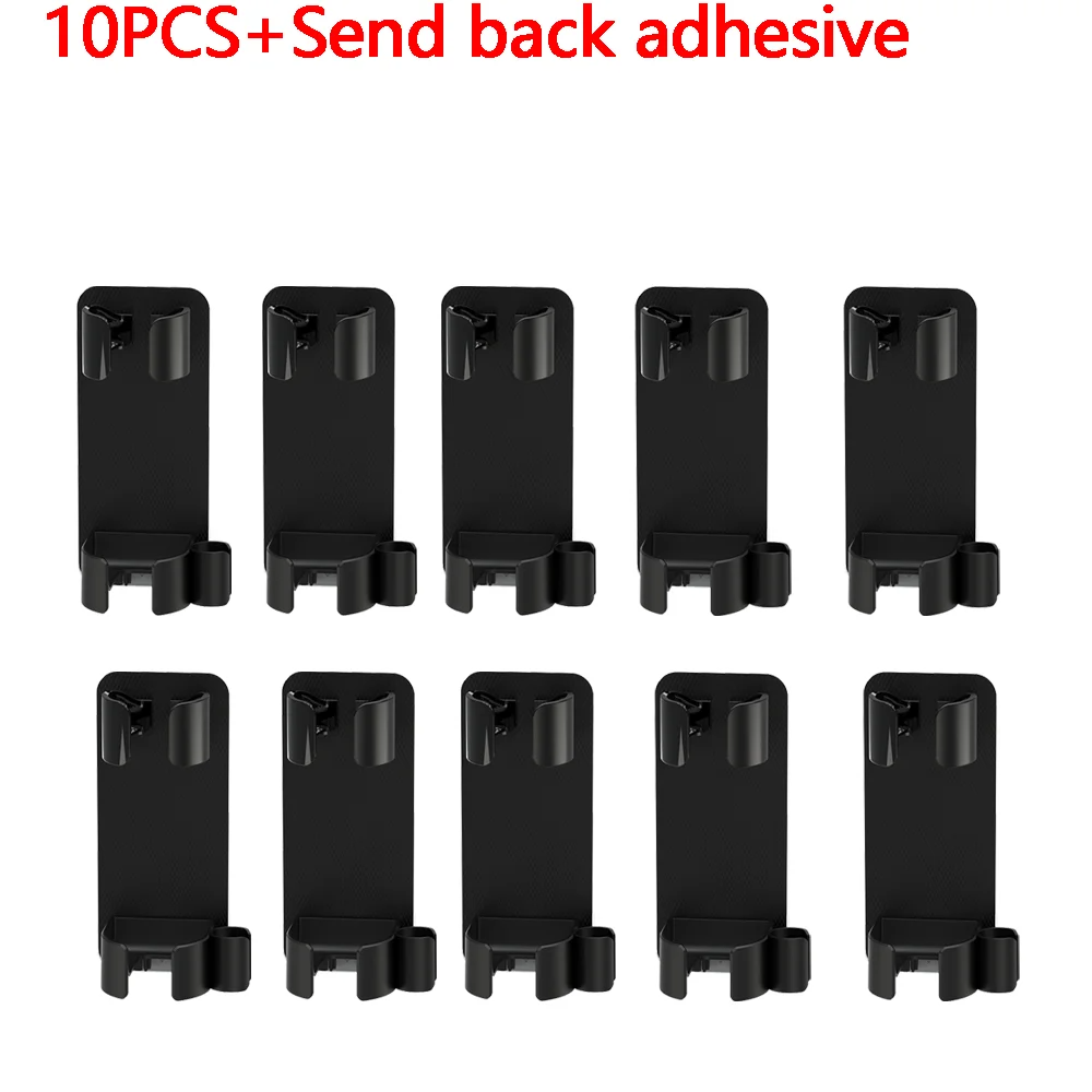 Home Non Perforated Hair Dryer Rack Bathroom Straight Hair Comb Storage Rack Bathroom Wall Mounted Curling Iron Storage Rack: Light Grey