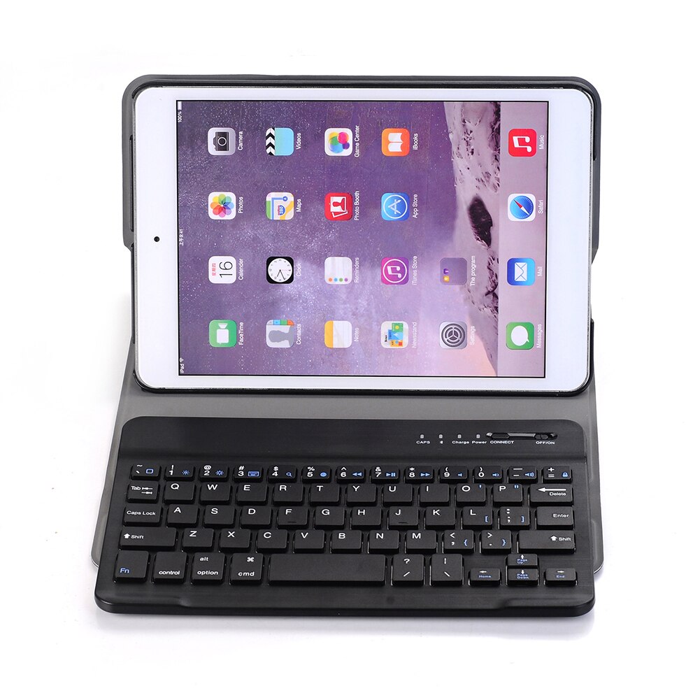 Capa para teclado bluetooth wireless, dispositivo inteligente de couro pu ultrafino 10.2 para ipad 10.2