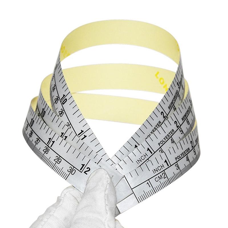 150cm Paste Scale Paper Self Adhesive Metric Measure Tape Paper Ruler Ruler Vinyl Machine Scale Sticker For Sewing D6U6: 30cm