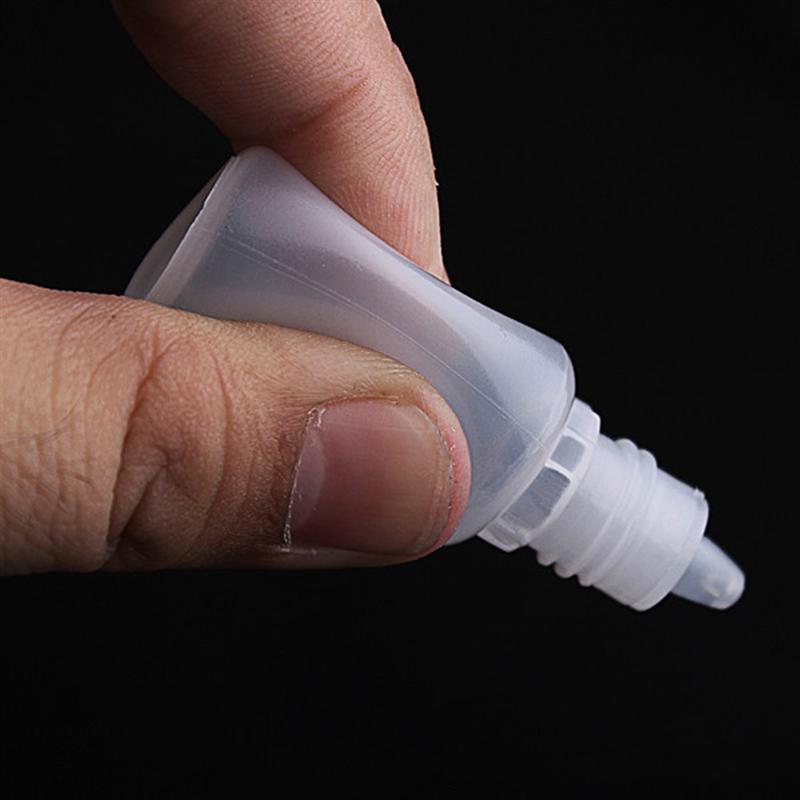 30 stk tomme plastikkpressbare dråpeflasker øye væske dropper droppe flasker prøve øyne etterfyllbare verktøy