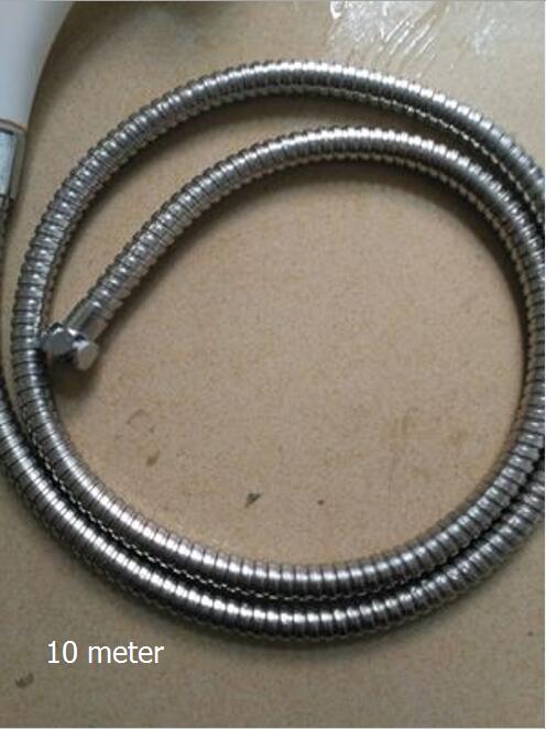 Dofaso  g1/2 bruserslange rustfrit stål anti-eksplosion blødt fleksibelt badeværelse vandrør slange brusebad tilbehør: 10m