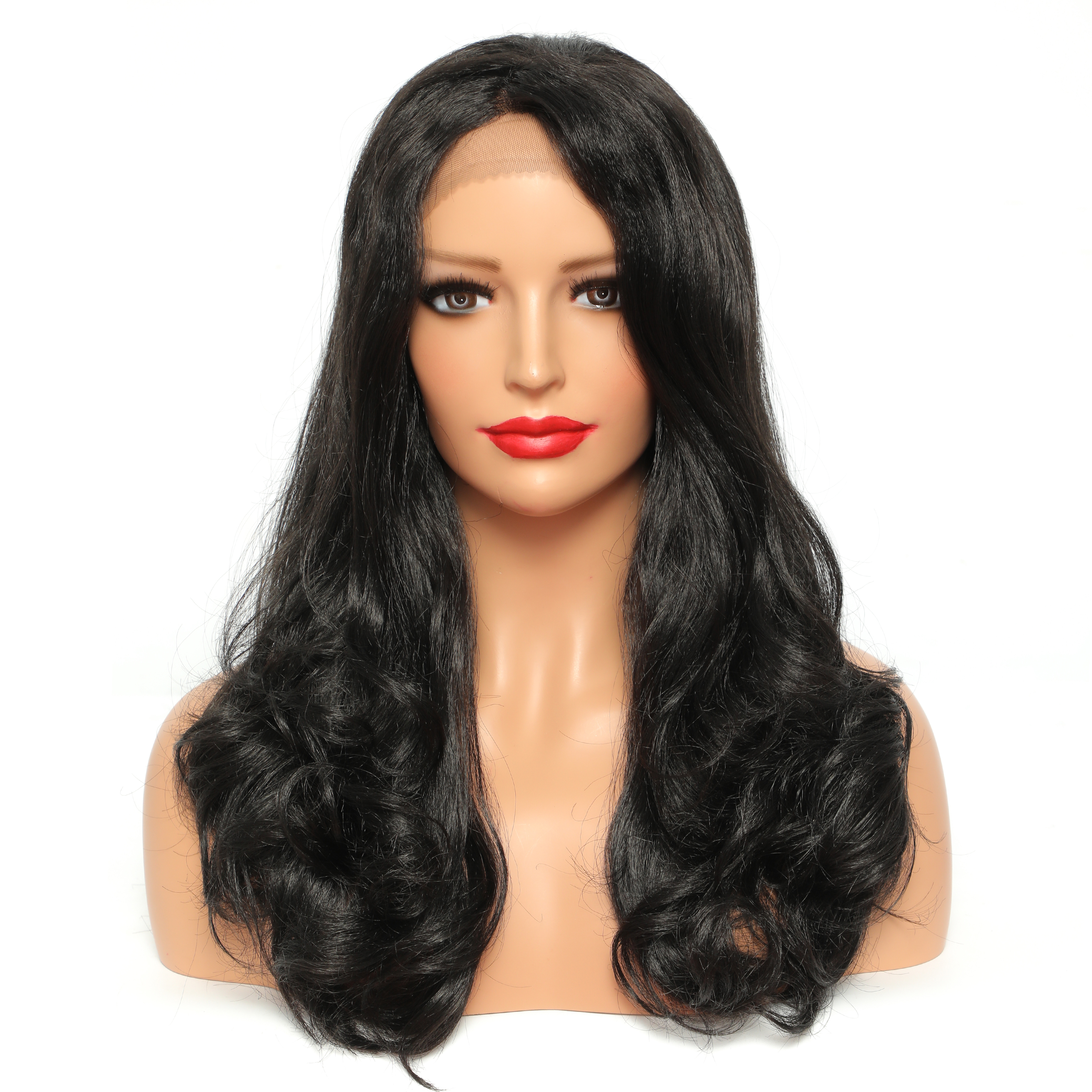 Synthetic Lace Women Wigs Long Natural Curly Brown Ombre Golden Wigs for Women Daily Wear Charming Woman Hair Wig: 12