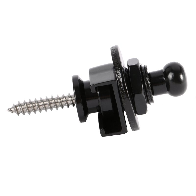 Ronde Chrome Head Gitaarband antislip Sloten Systeem Onderdelen Elektrische Gitaar Bas Accessoires