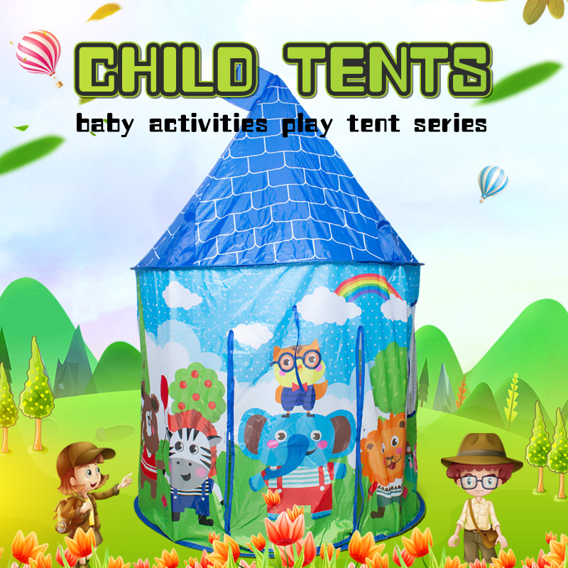 Kids Cubby Opvouwbare Tipi Tent Kinderen Draagbare Opvouwbare Speelhuis Kasteel Tenten Indoor Outdoor Yurt Speelgoed Tent Baby Kamer Kid