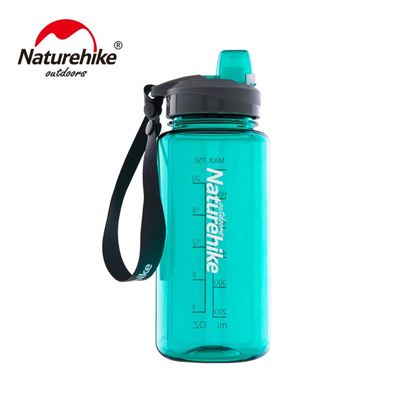 NatureHike migliore Bottiglia di Acqua di sport di Un tariffa Clic Su Apri non-Tossico Tritan BPA libero Bottiglia per Il Ciclismo Corsa E jogging Da trekking 1000ml/ 750ml
