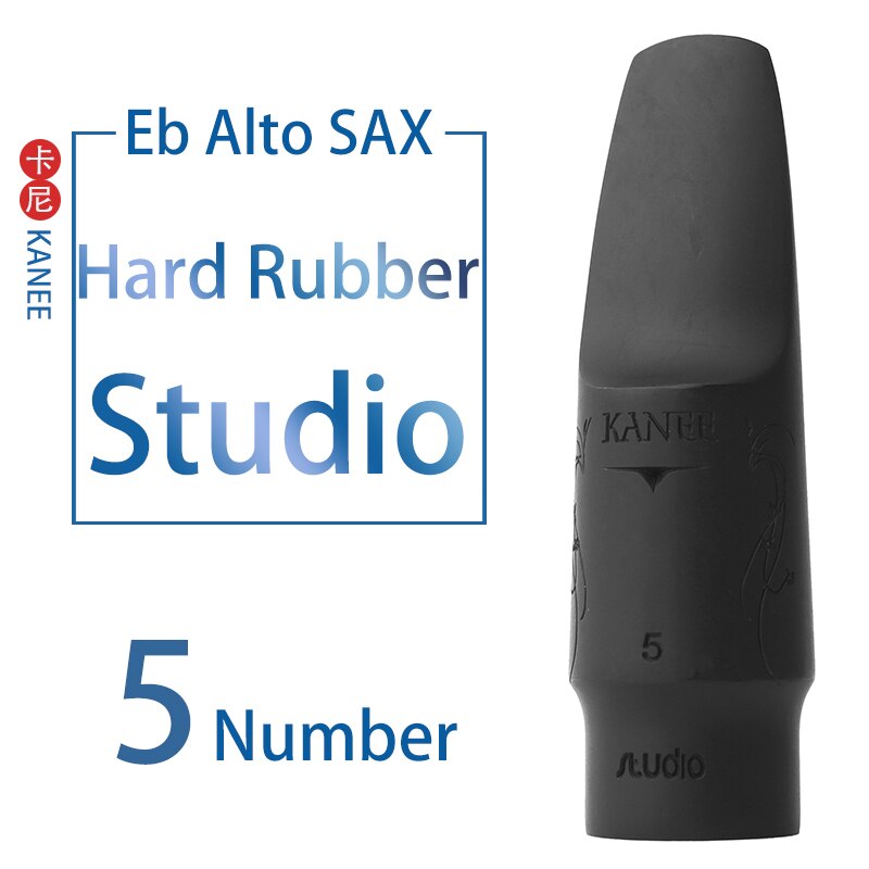 KANEE Hard Rubber mouthpiece Eb Alto Bb Tenor Bb soprano Saxophone mouthpiece Pop/Jazz