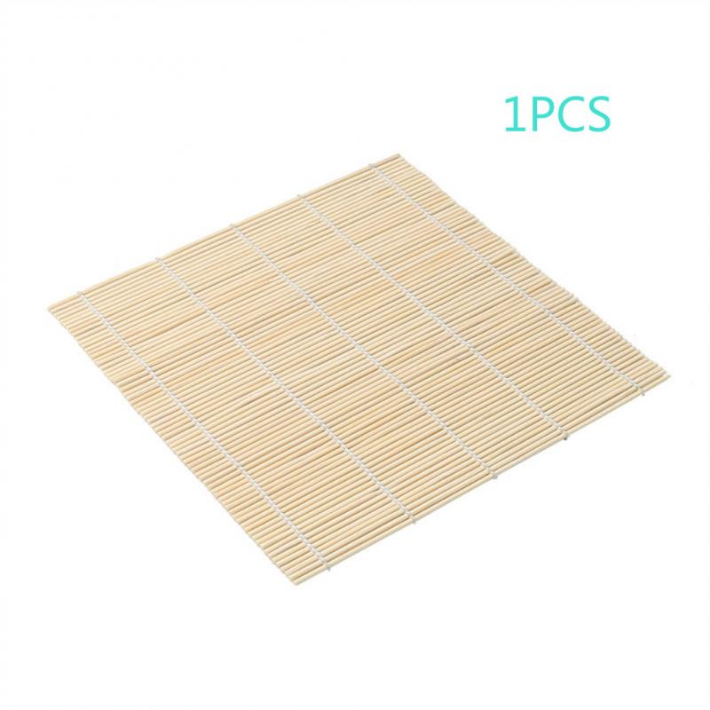 Juego de manteles de bambú enrollables para Sushi, paletas de arroz, herramientas de cocina, DIY, herramientas para hacer Sushi, accesorios, 1/3/5 Uds.: 1pcs