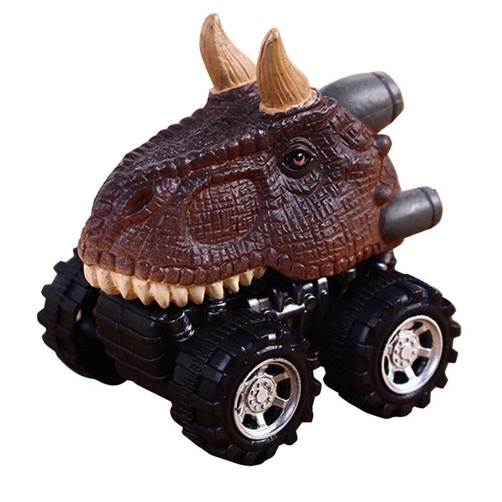 Mini Dinosaurus Speelgoed Model Pull Back Auto Grote Wiel Voertuigen Vrachtwagen Jongens Speelgoed Voor Kinderen Spelen Met Vrienden jouets # W: A