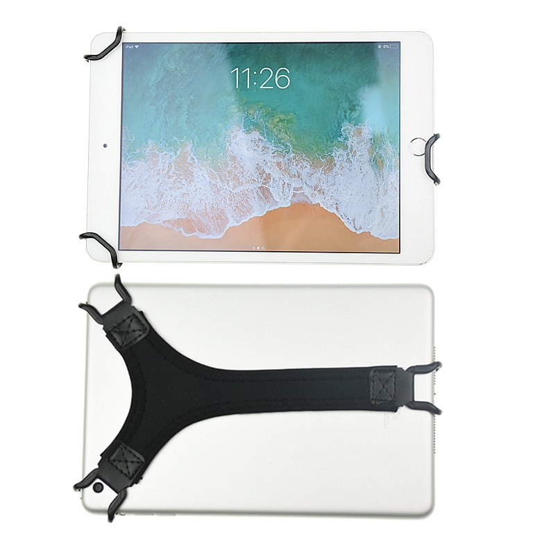 Mini Tablet Handed Grip Strap Tablet Bediening met Een hand Band Driehoek Vaste Platte Riem Voor iPad 2/3 /4 Air Pro Draagbare