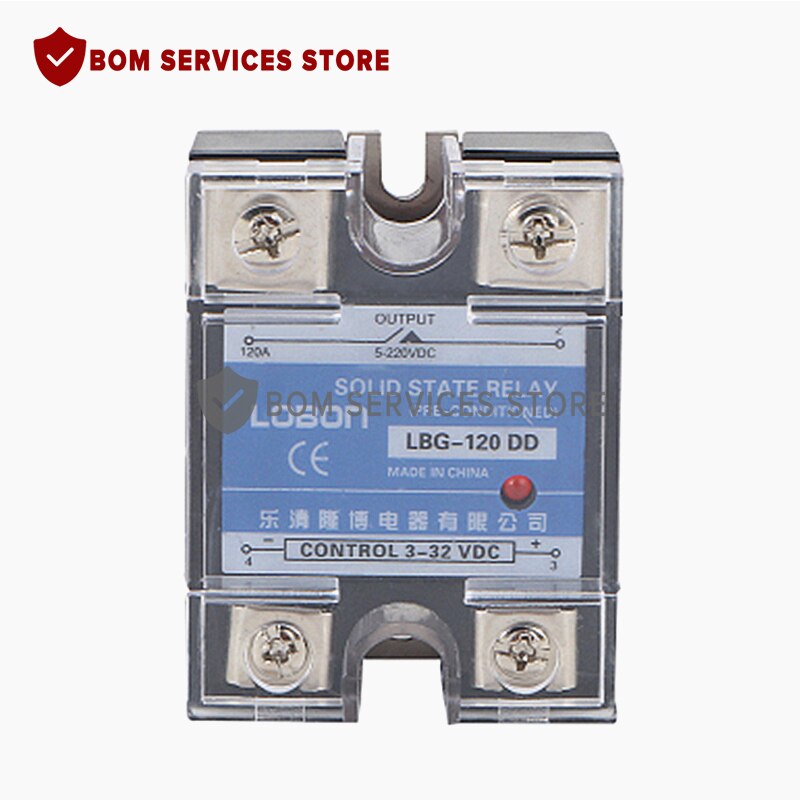 DC control SSR-120DD DC SSR 120a dd relay miniature Single phase protection Solid state relay