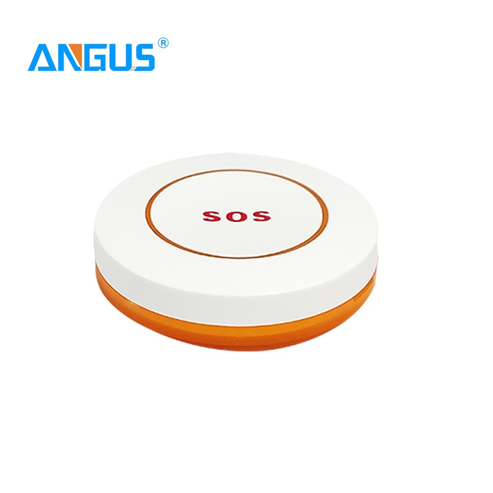 Angus trådløs sos-knap til nødsituationer smart call for help sikkerhed panik nødknap med 433 mhz hjem alarmsystem