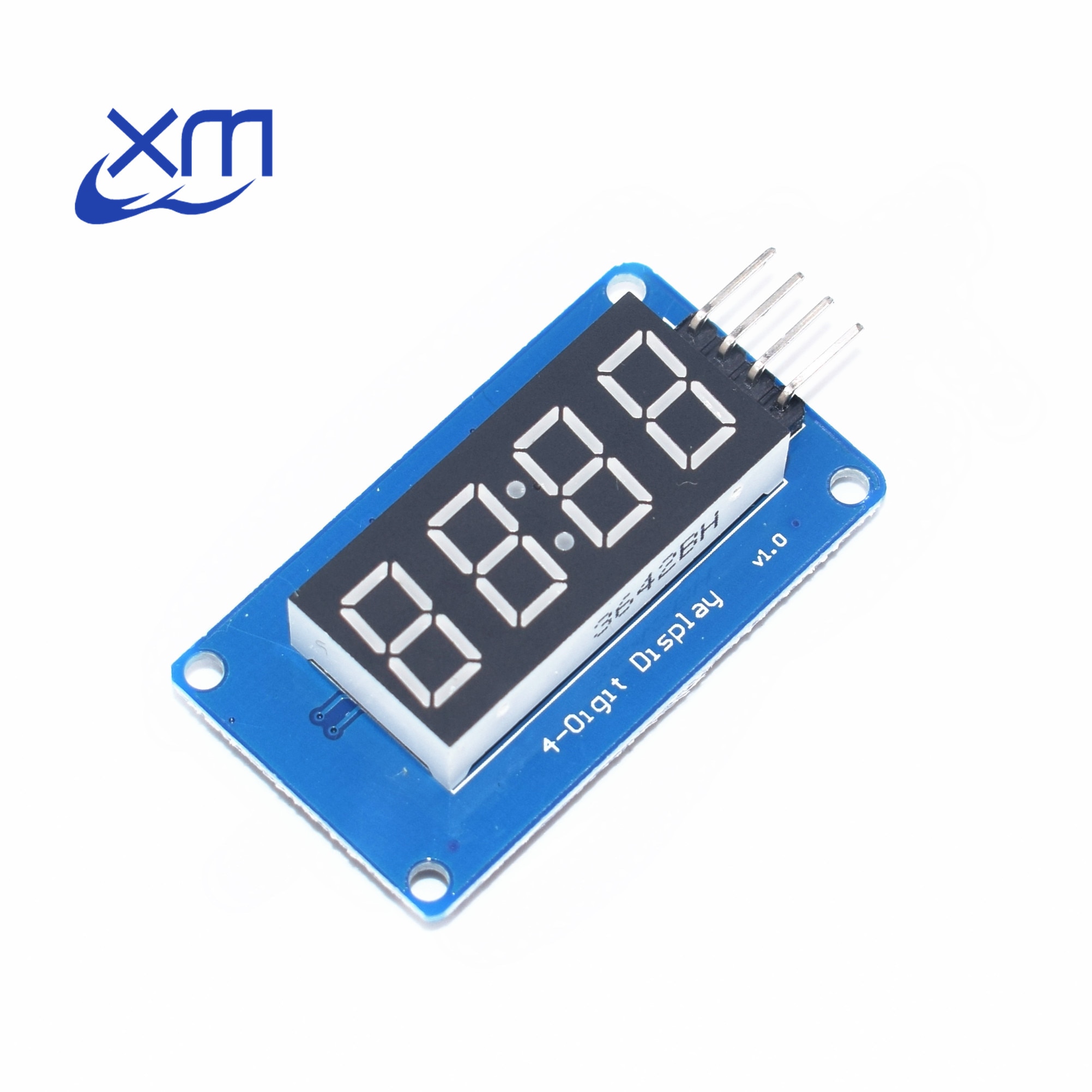 10pcs 4 Bits TM1637 Red Digital Tube LED Display Module & Clock B51