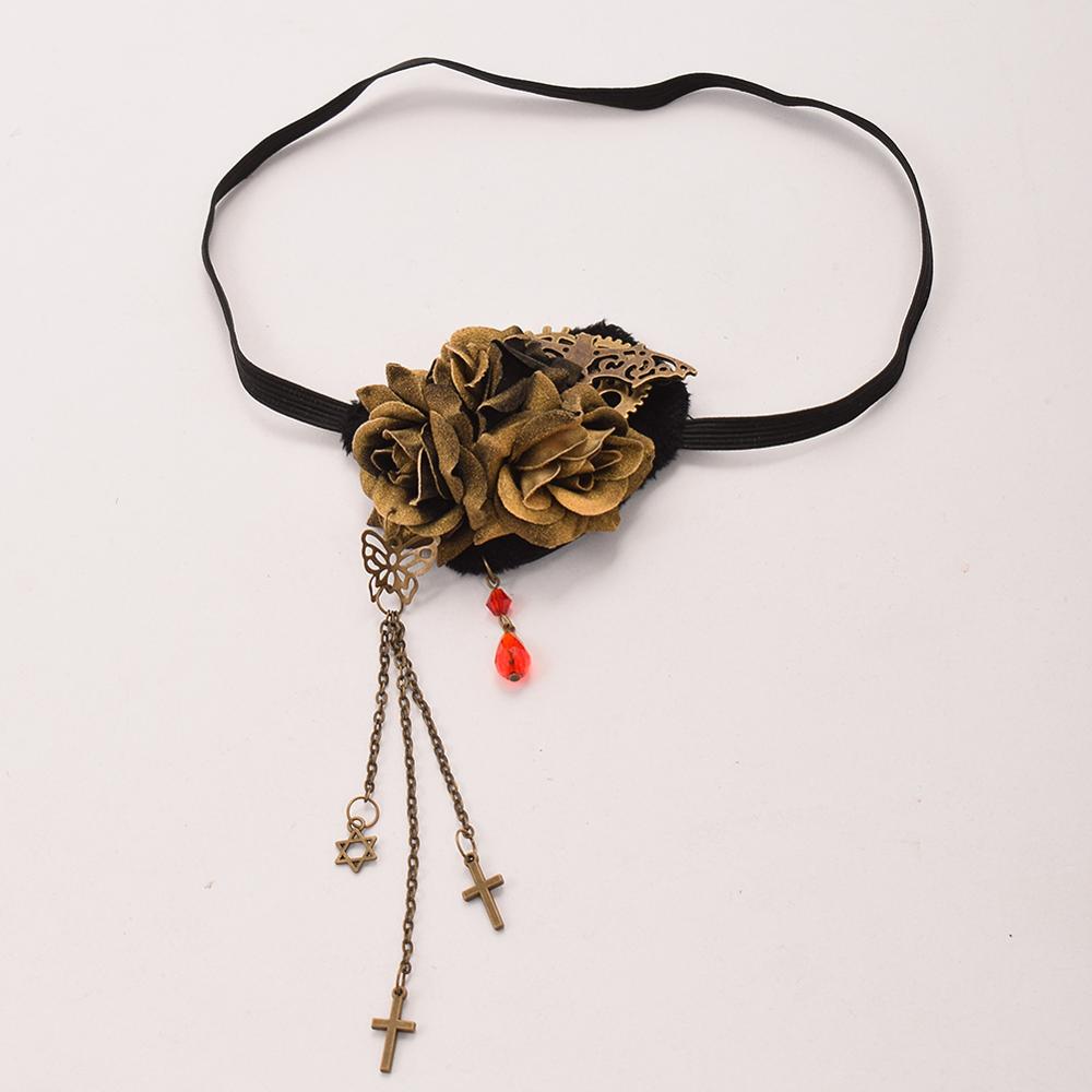 Lolita Steampunk lunettes pendentif oeil unique Patch
