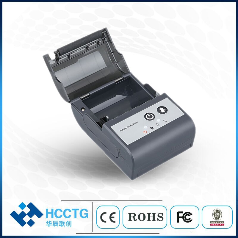 Small 5V 58MM Bluetooth Wireless Invoice Printing Machine Handheld Thermal Ticket Printer HCC-T2P