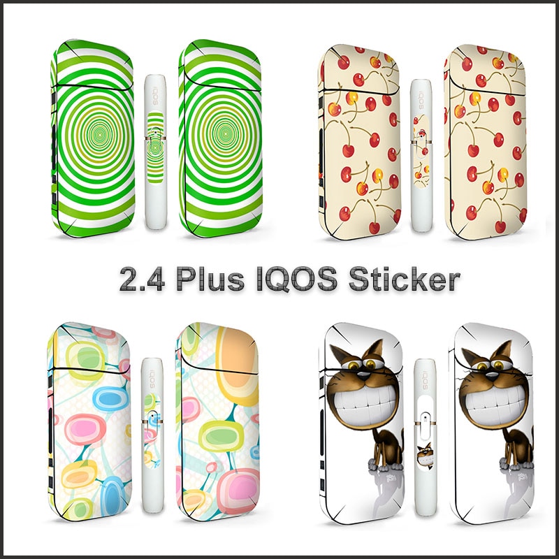 Concise Style 3M Printing Stickers For IQOS IQOS 2.4 Plus PVC Material Antiscratch Decorative IQOS