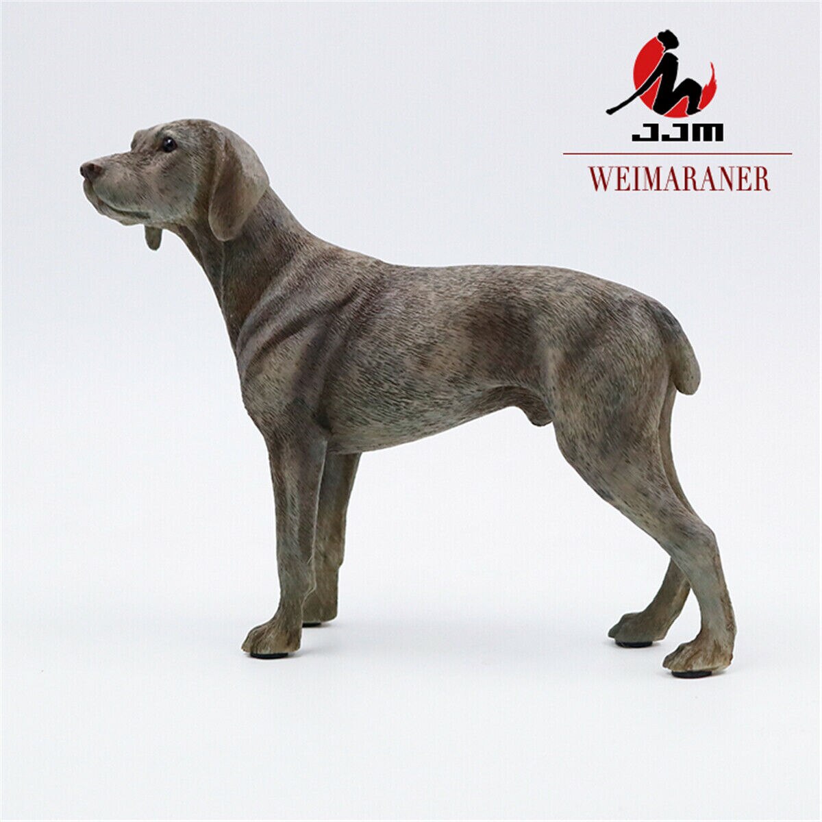 Jjm tysk weimaraner hund modell kjæledyr dyr figur leketøy samler dekorasjon pvc modell pedagogisk til låve voksne låve