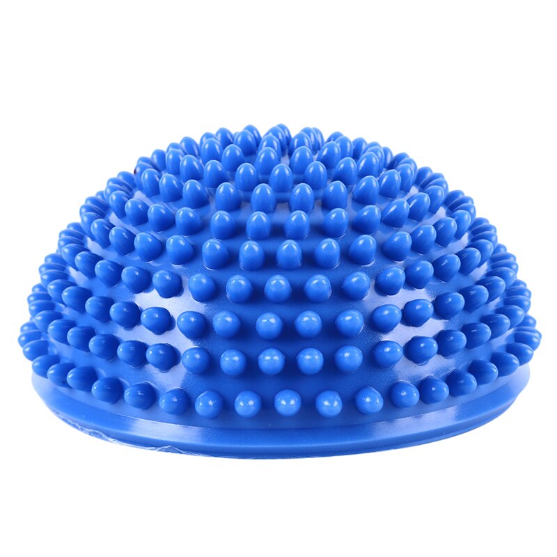 Yoga Ball Stabilizer Balance Trainer Hemisphere Stepping Stones Spiky Massage Ball Yoga Half Ball Sensory Integration Ball: Blue