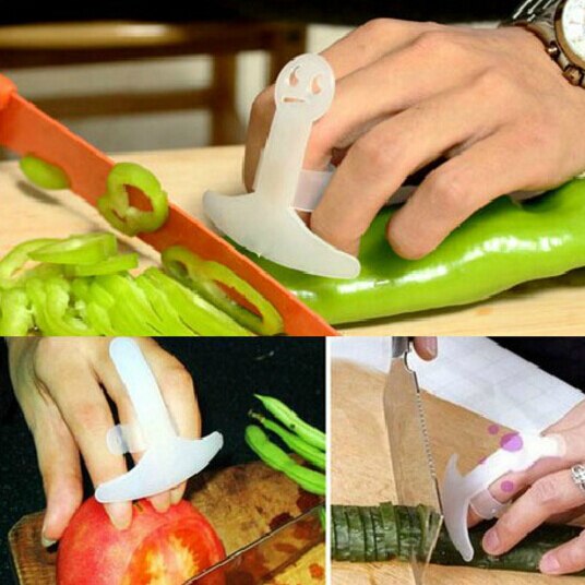 Protège-doigts en plastique, protège votre doigt pour ne pas blesser, sécurité, protection des mains, outils de cuisine, B086-1