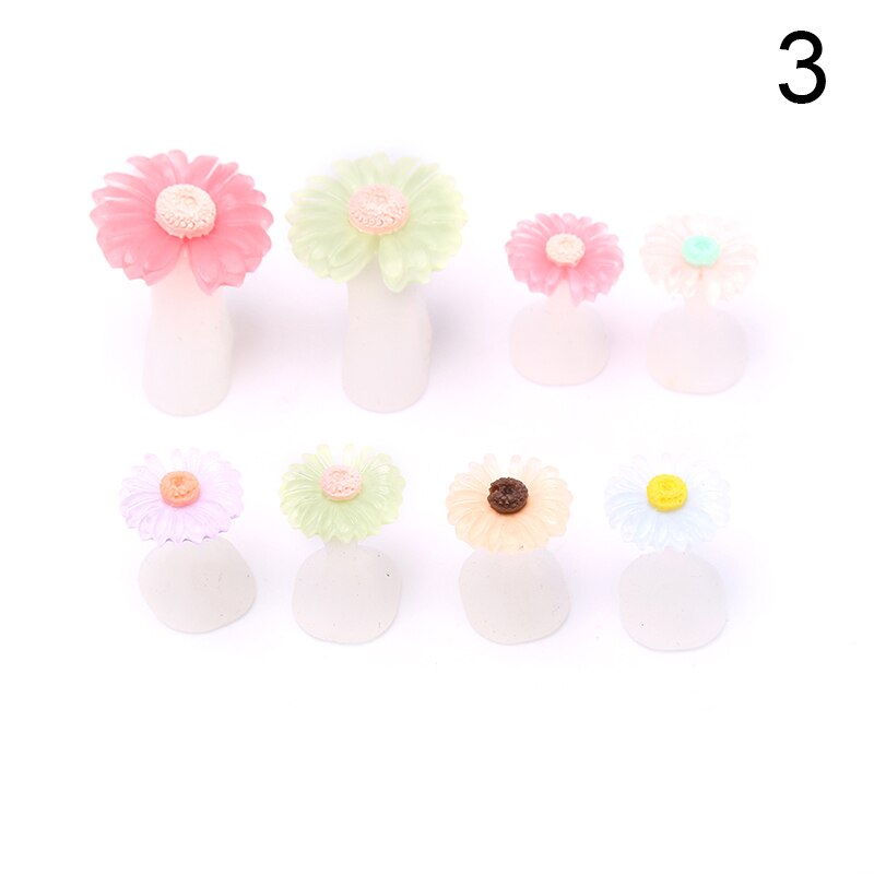 8 stuks zachte siliconen teenspreiders, voet- en vingerverdelers, manicure, pedicure, nagelkunstgereedschap, bloemenhouder, accessoire: C