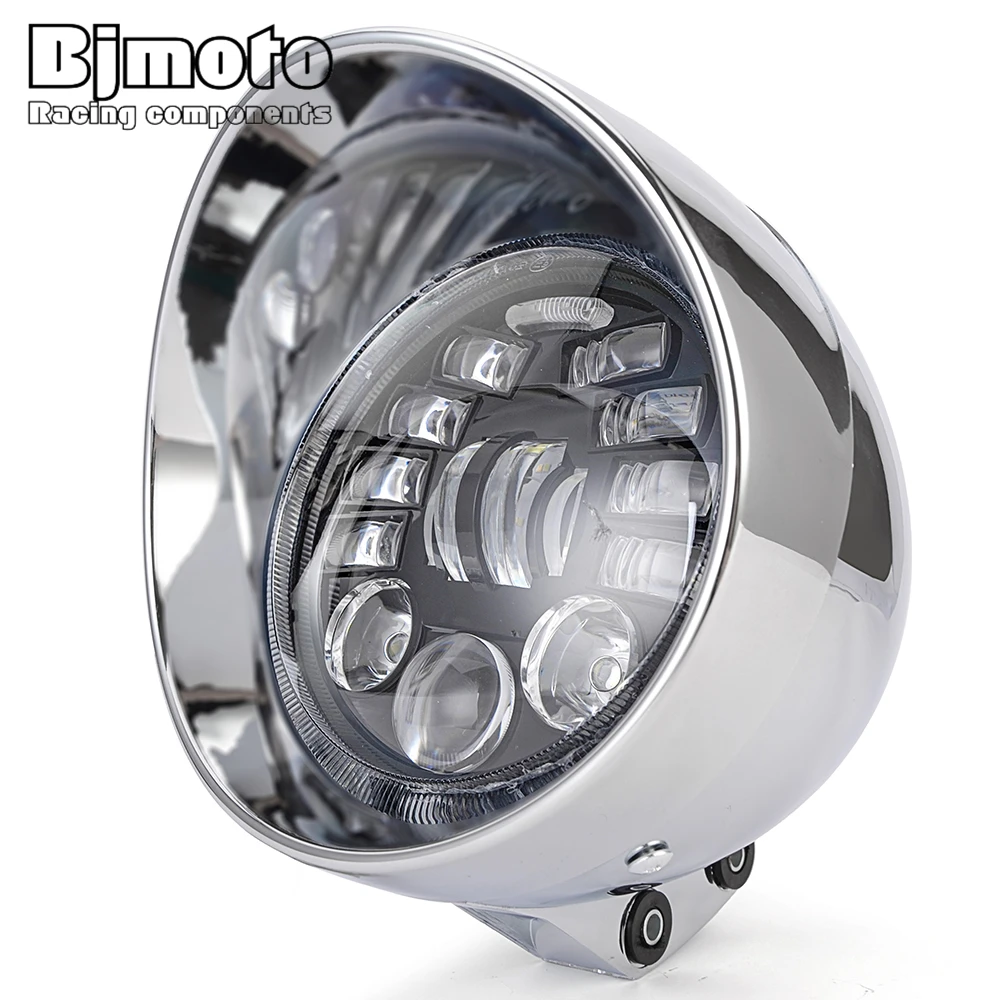 Motorcycle Headlight Vintage 5.75 inch For for Chopper Bobber Touring Cruisers Spot Light Custom application