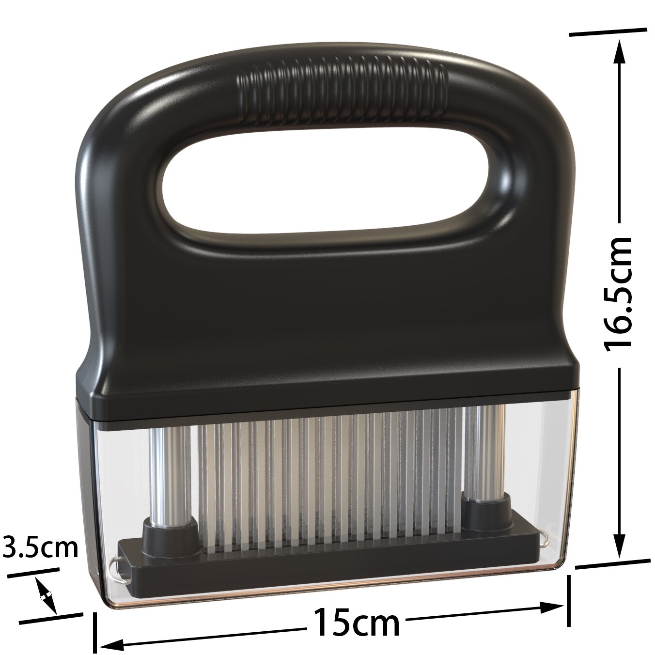 Herramienta de cocina para carne, artefacto para carne, ablandador de carne de acero inoxidable de 48 Pines, ablandador de carne de cocina, ablandador de carne, tenderizador de carne