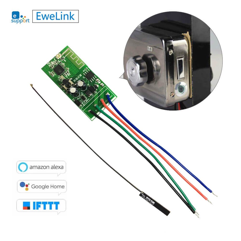 WiFi relay module easy Micro Joint Machine Remote control electronic door lock Intelligent Switch For IOS Android: Default Title