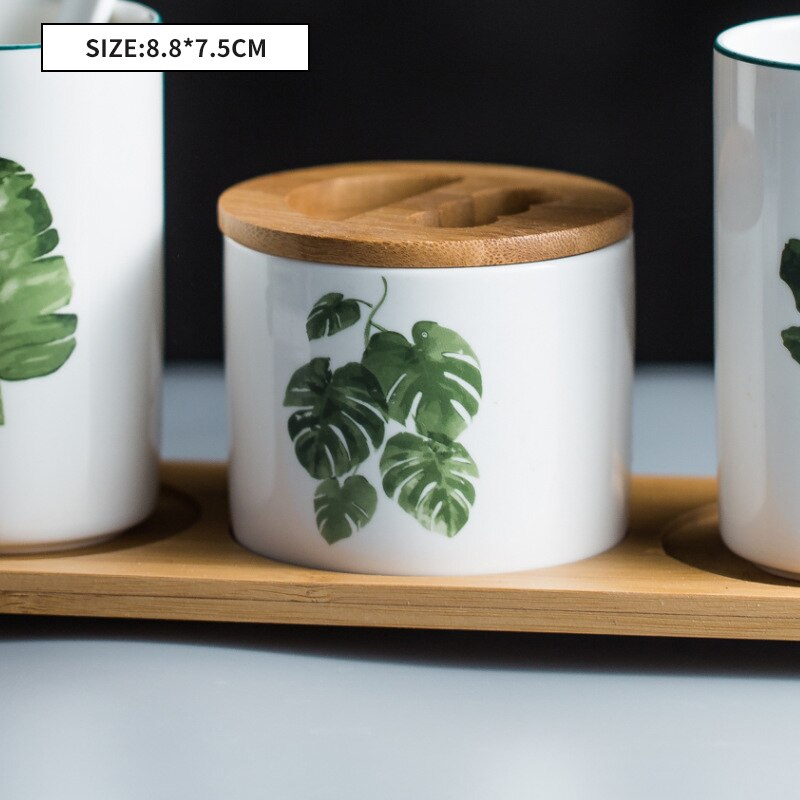 Multifunctionele Keramische Tandenborstelhouder Mond Cup Met Houten Lade Pen Case Badkamer Opslag Decoratie Accessoires Water Cup: 2-Toothbrush holder