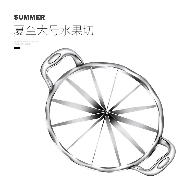 Coupe-pastèque Jumbo en acier inoxydable, coupe-segment de Melon, outil de séparation des tranches de fruits, Gadgets de cuisine