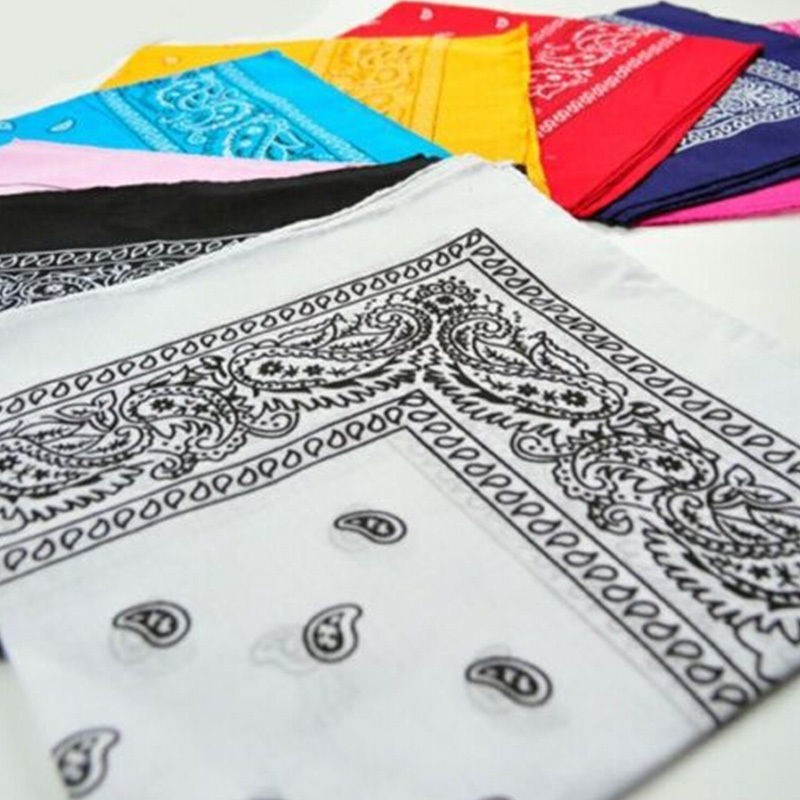 14 kleur Katoen Hoofd Wrap Paisley Bandana Head wrap Sjaal Polsband Zakdoek
