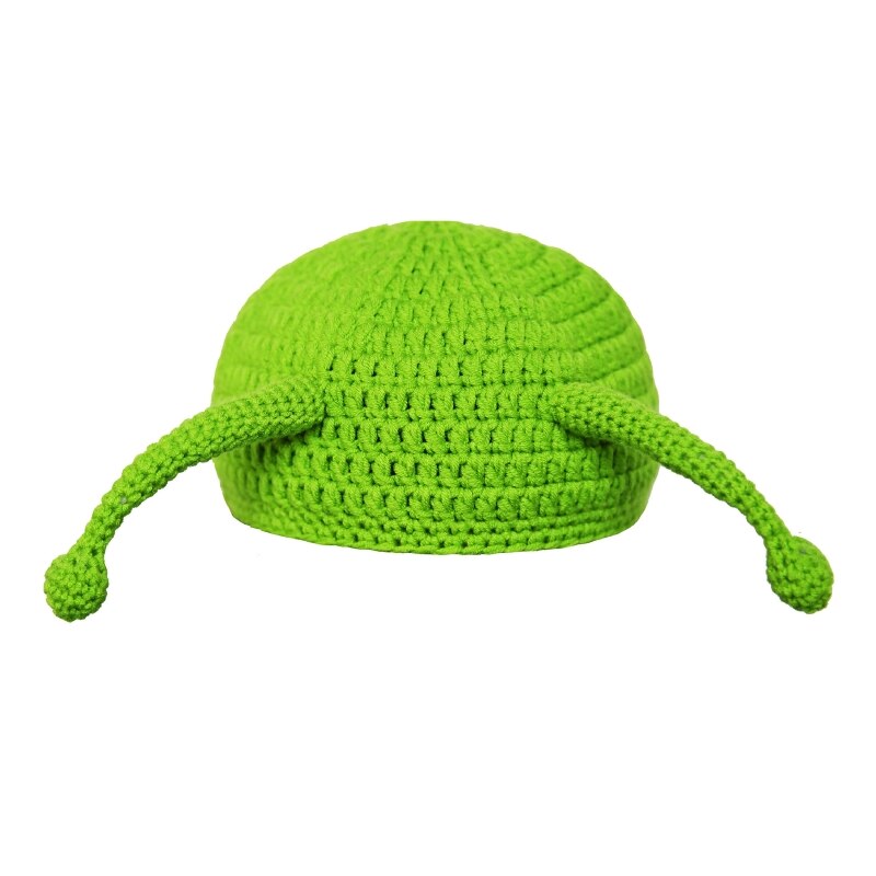 Mooie Alien Antenne Baby Hoed Gebreide Warme Effen Kleur Hoeden Decoratie: Long tentacles