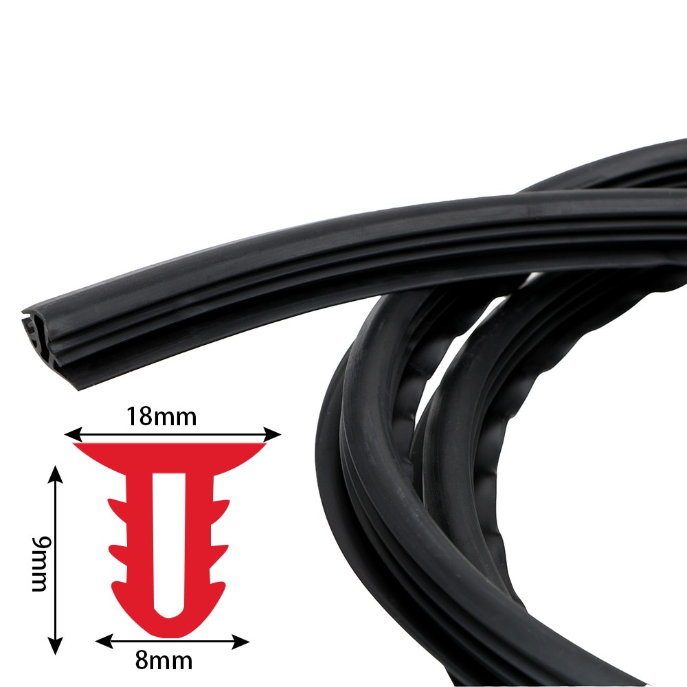 FORAUTO Car Rubber Dashboard Seal Strip Auto Noise Sound Insulation Rubber Strip Filler Weatherstrip Car Stickers Car-styling