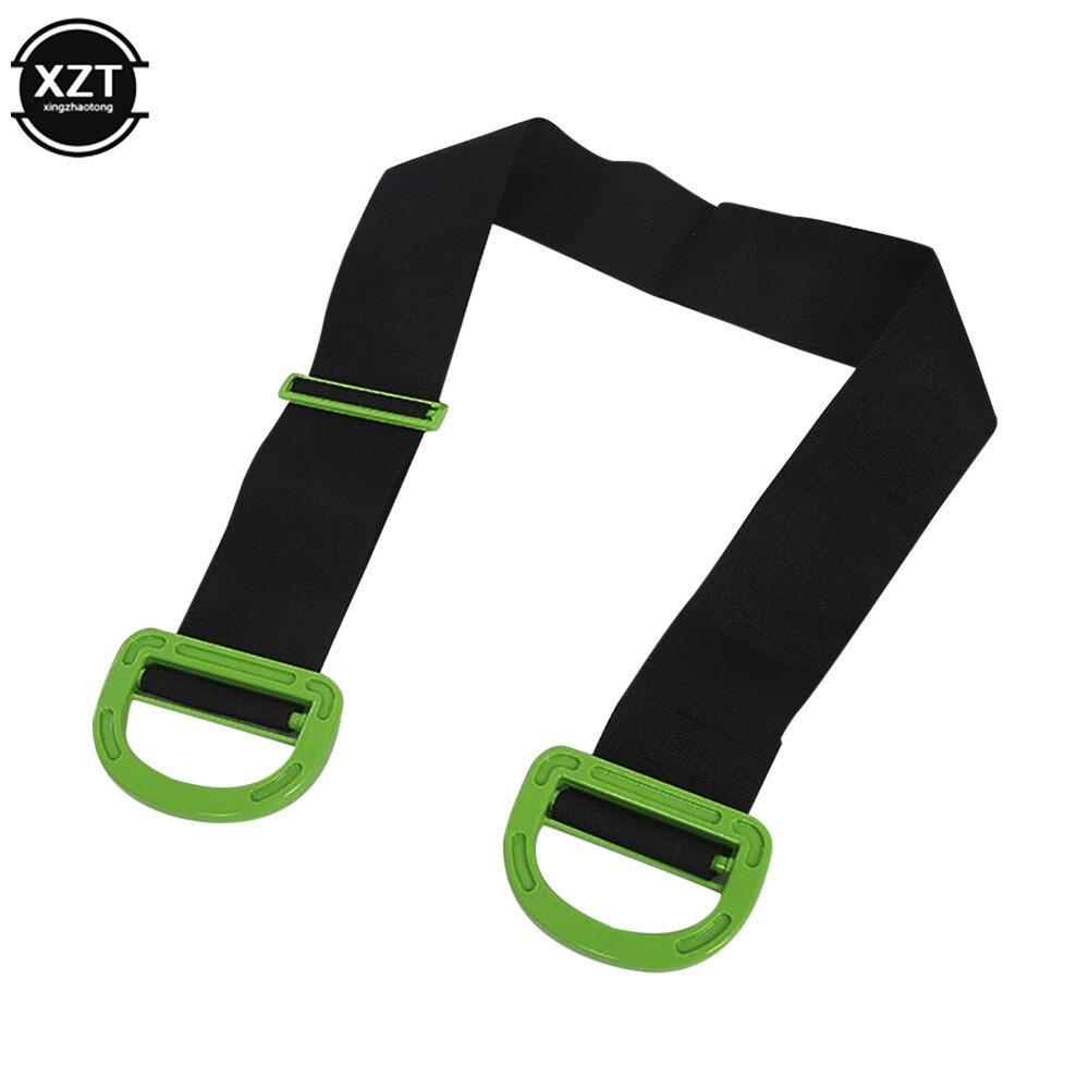 Useful Lifting Moving Strap Furniture Transport Belt In Shoulder Straps Team Straps Mover Easier Conveying Storage green