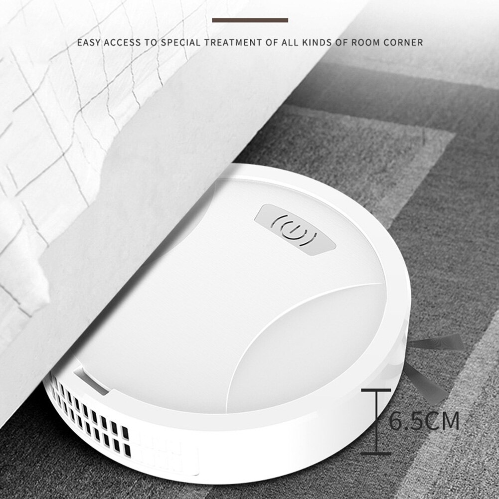 Strong Suction Vacuum Cleaner Intelligent Cleaning Sweeping Robot Floor Sweeper Cordless Auto Dust Sweeper Machine