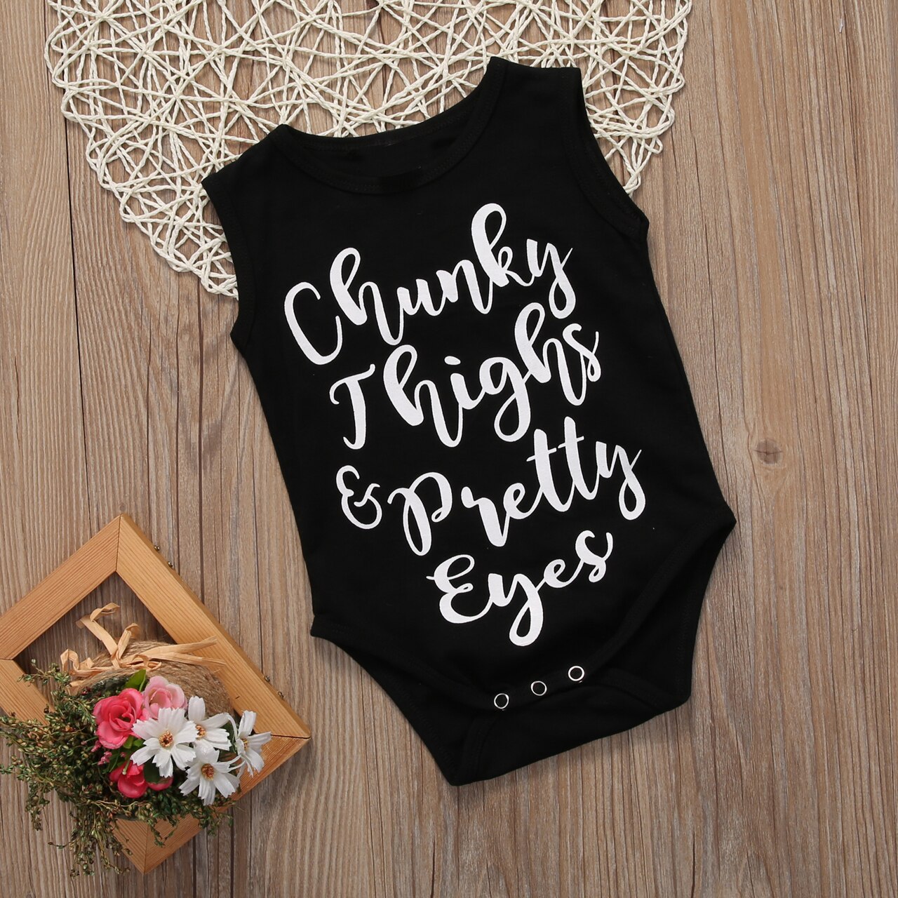 Barboteuse d'été pour bébés filles garçons | Sans manche, combinaison avec lettres imprimées, vêtements pour soleil