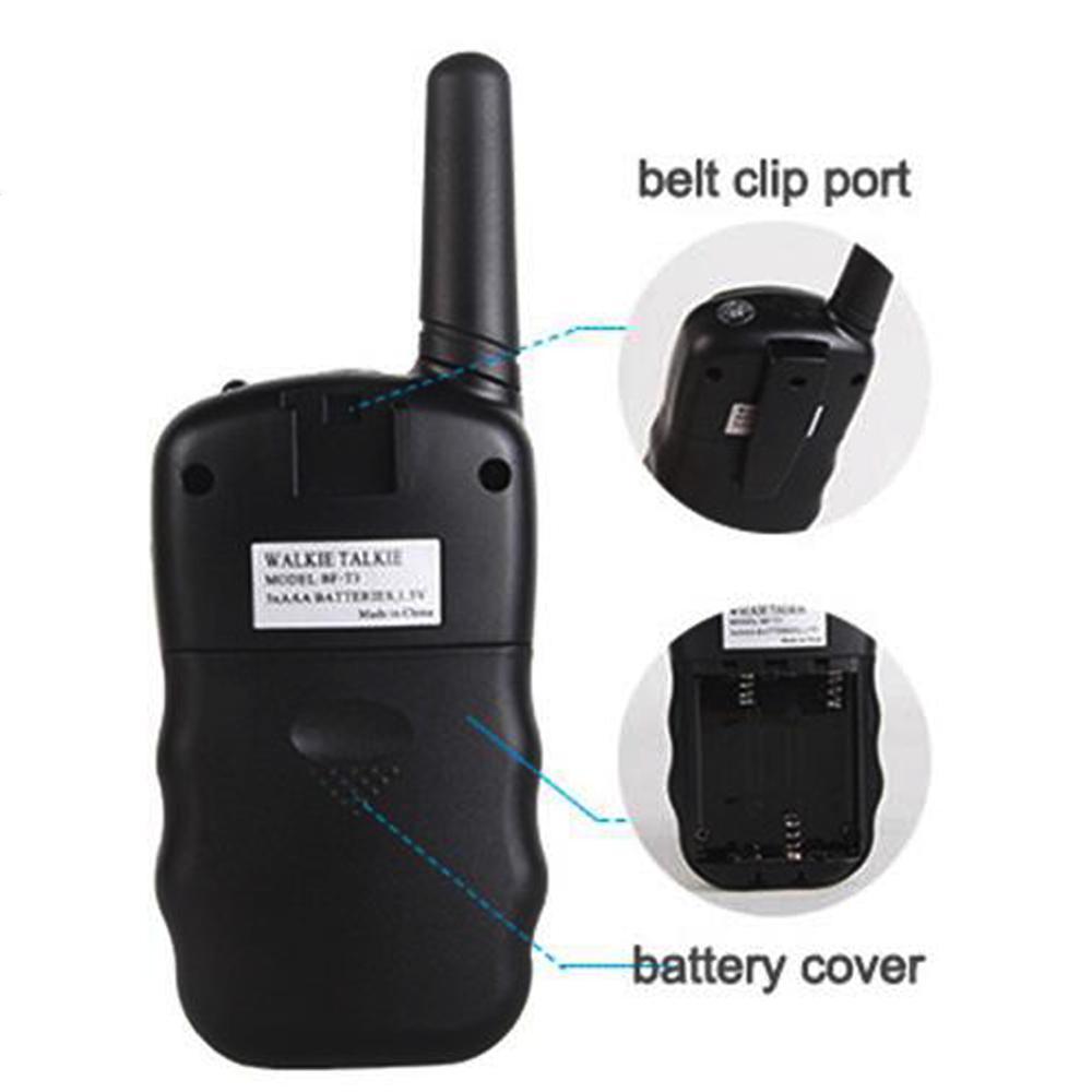 2 stk/sæt baofeng bf -t3 uhf 462-467 mhz 22 -kanals bærbar to-vejs 10 kaldetoner radio transceiver til børn radio walkie talkie