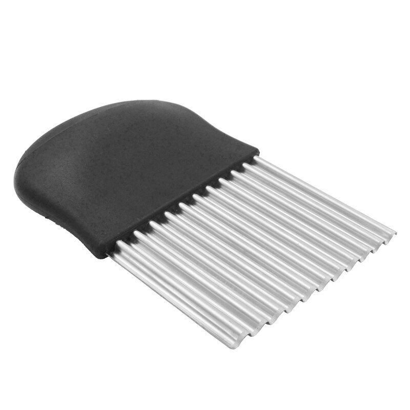 Stainless steel Potato Chip Dough Crinkle Wavy Cutter knife Vegetable slicer potato fries cutting machine kitchen accessories